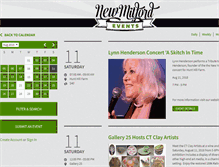 Tablet Screenshot of newmilfordevents.com